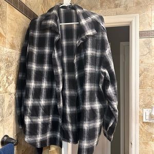 Oversized button down flannel